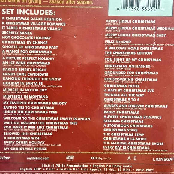 Lifetime 50-Movie Set Ultimate Holiday Movie Collection DVD Lionsgate Sealed - Picture 4 of 6